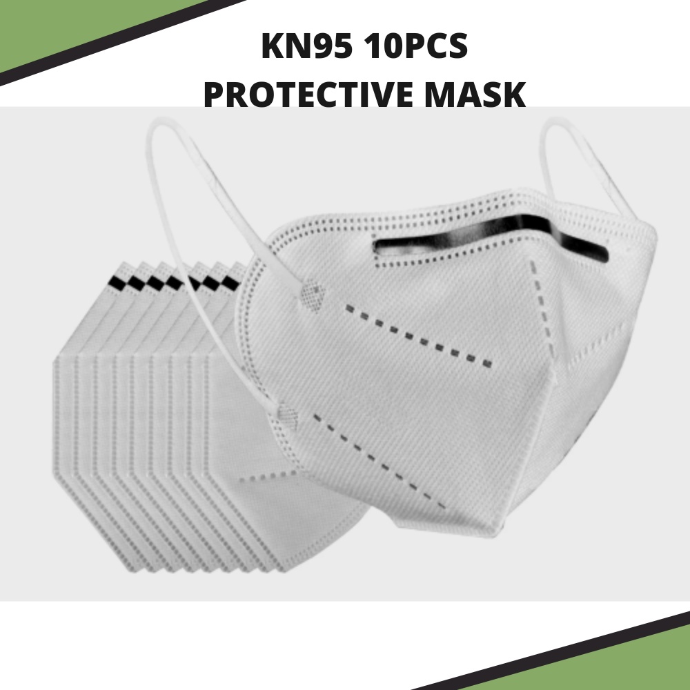 KN95 Medical Grade Mask Facemask 5PLY Bacteria proof 10pcs Shopee