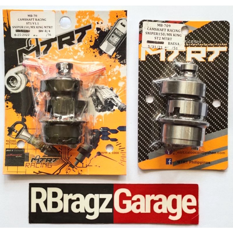 MTRT Racing Camshaft Stage 1, Stage 2 - Yamaha Sniper 150 / MX King ...