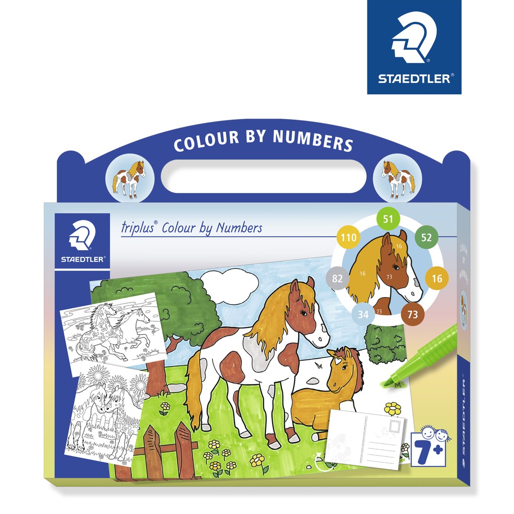 Staedtler Triplus Color by Number (Mix in Set Cardboard Box) 34 CBN ...