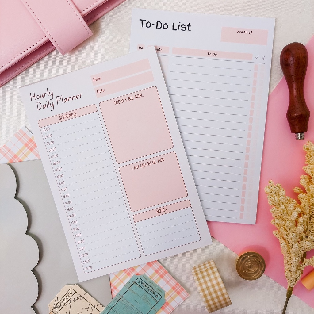 Daily And To Do List Memo Pad Planner Notepad Sheets Planner 