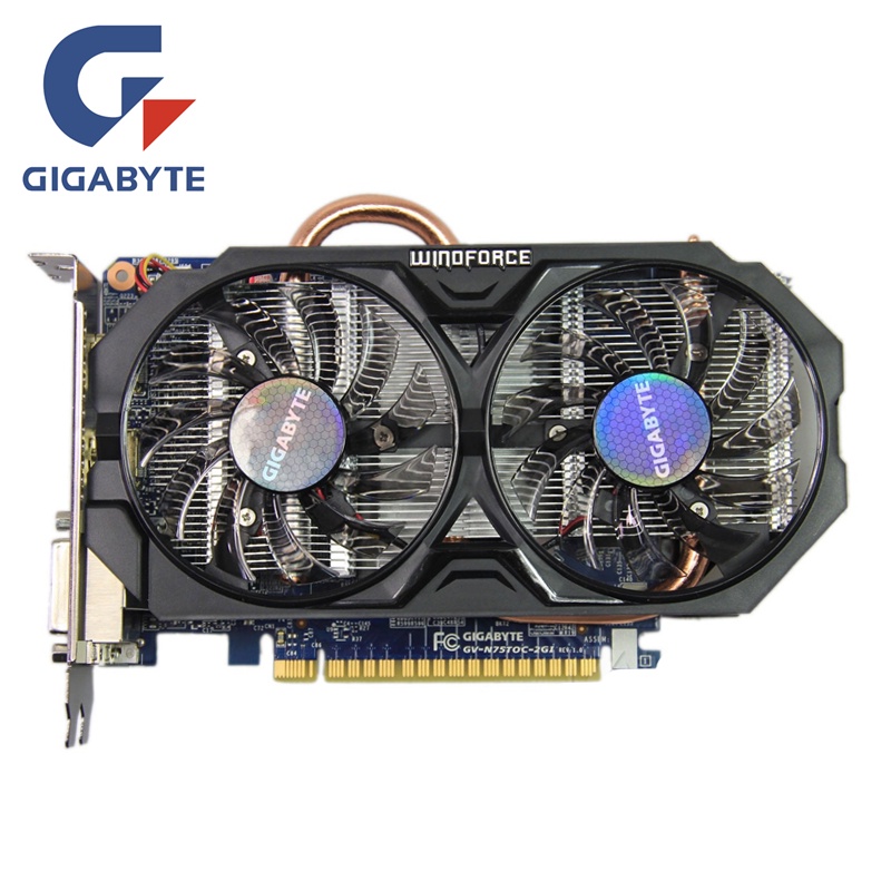 GIGABYTE GTX 750Ti 2GB Video Card 128Bit GDDR5 Graphics Cards GV
