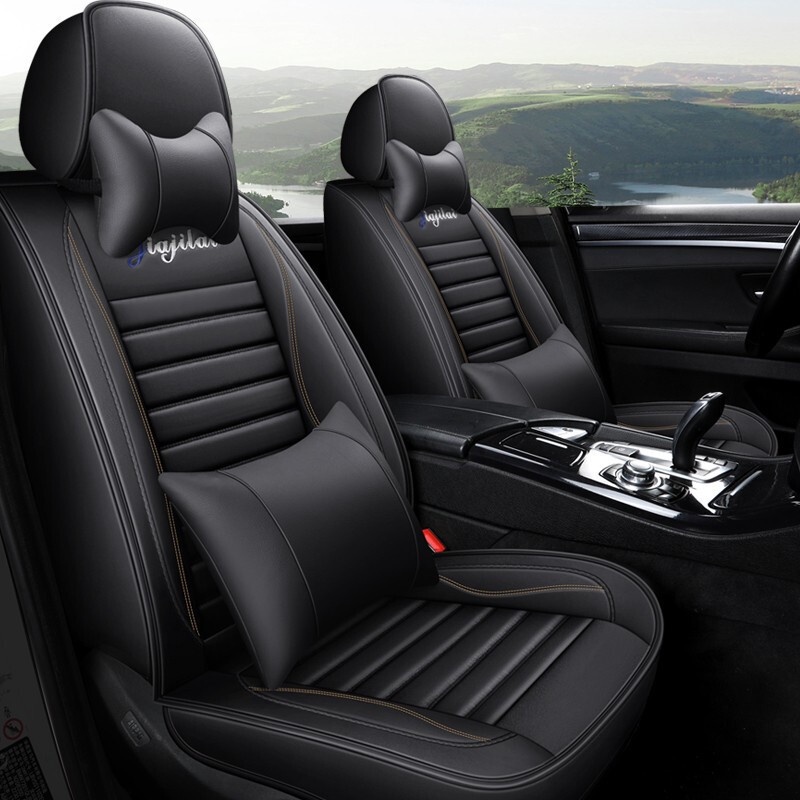 leather cod 5seat car seat cover toyota wigo isuzu mux/mux/honda/ ford ranger front + rear