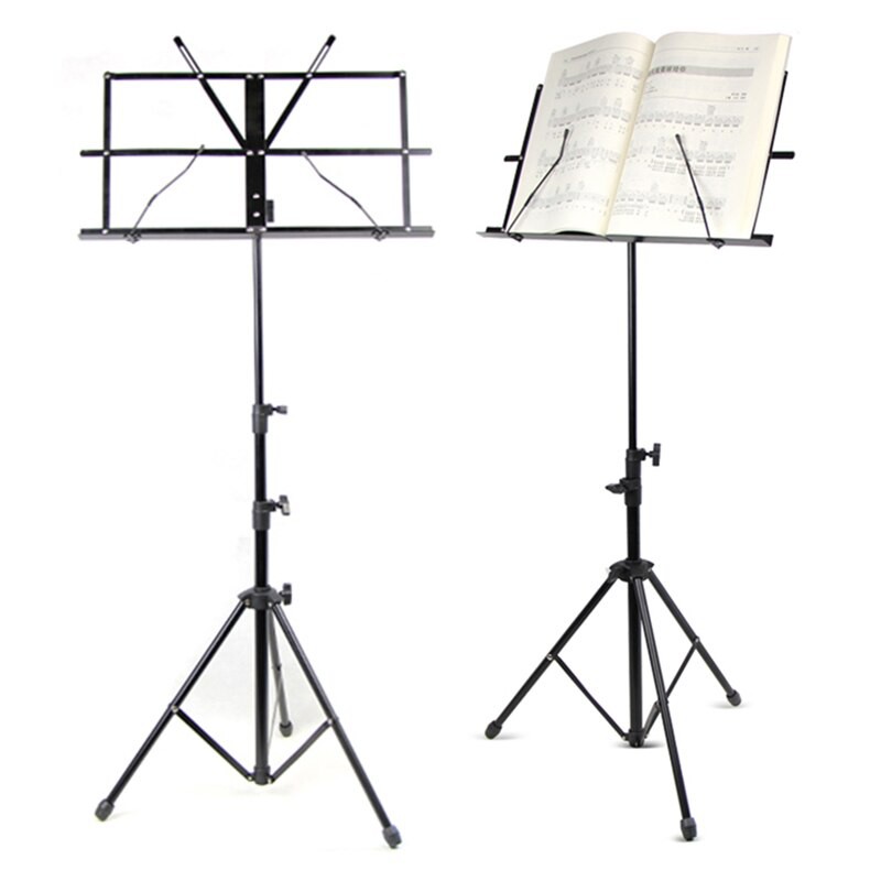 Adjustable Folding Music Stand with FREE Carrying Bag Music Accessories ...