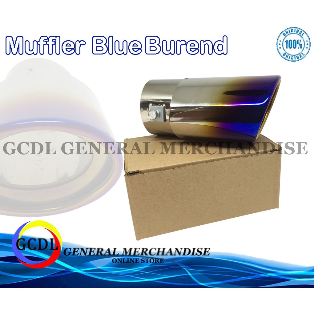 Universal Straight Stainless Steel Exhaust Tip Pipe Car Oval Rear ...