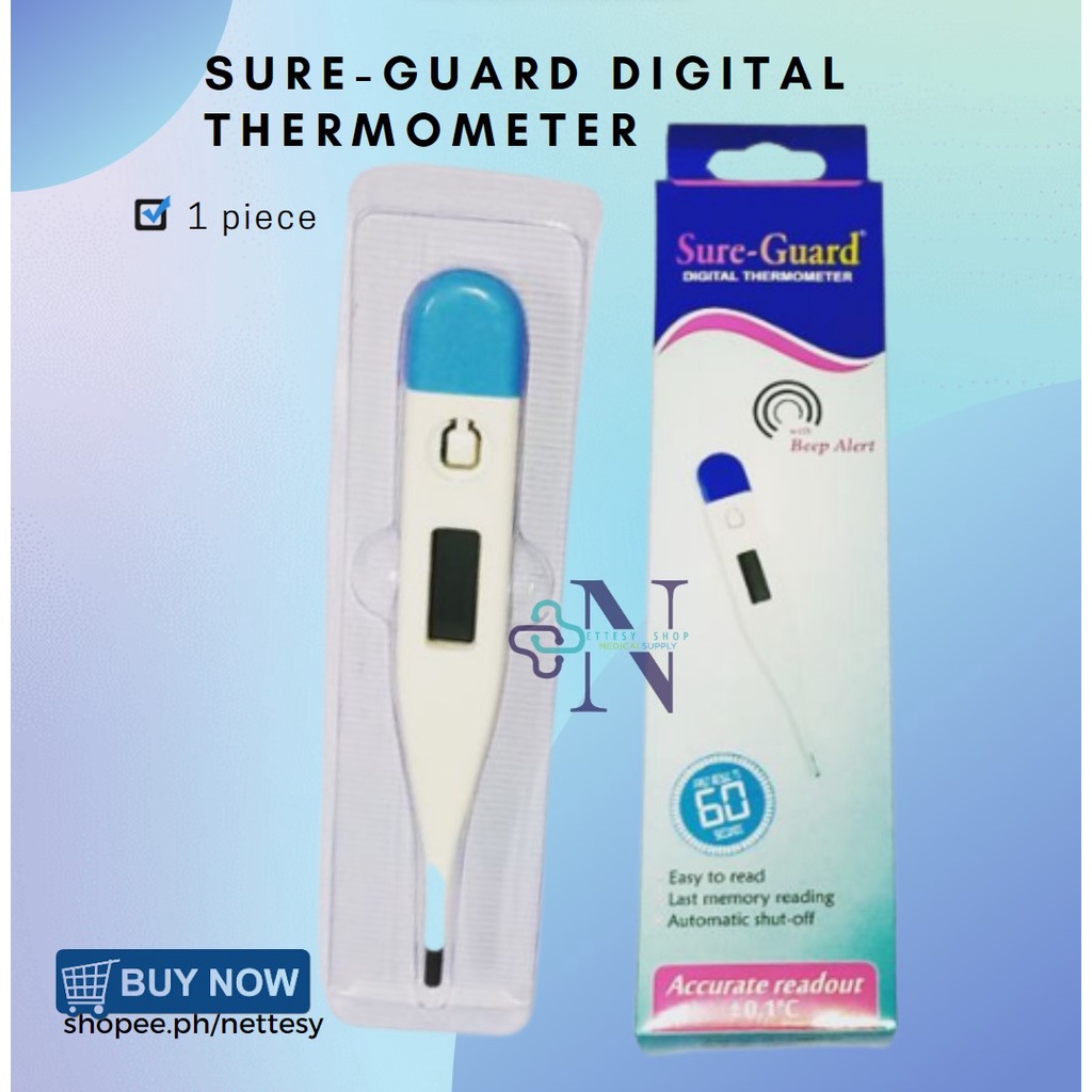 Sure Guard Digital Thermometer 1 Piece Shopee Philippines 5349