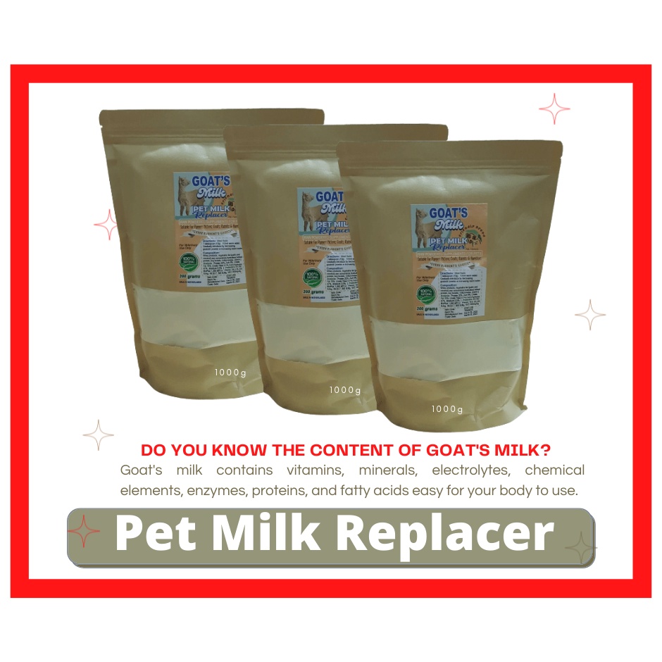 pet milk replacer goats milk for puppies kittens rabbit hamster