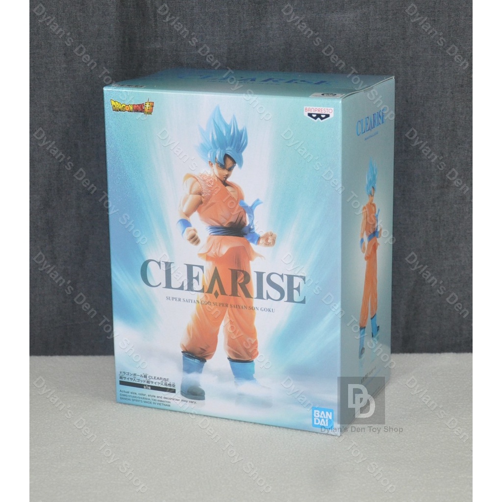 Figurine Banpresto DBS – Son Goku Super Saiyan God Super Saiyan CLEARISE – Neuve Sous Blister