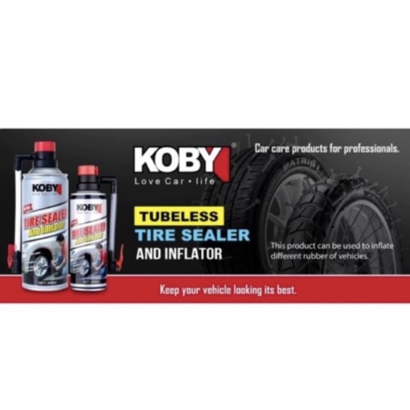 【Ready Stock】 ☊Motorcycle Parts Accessories Motors Car Koby Tire Sealer ...