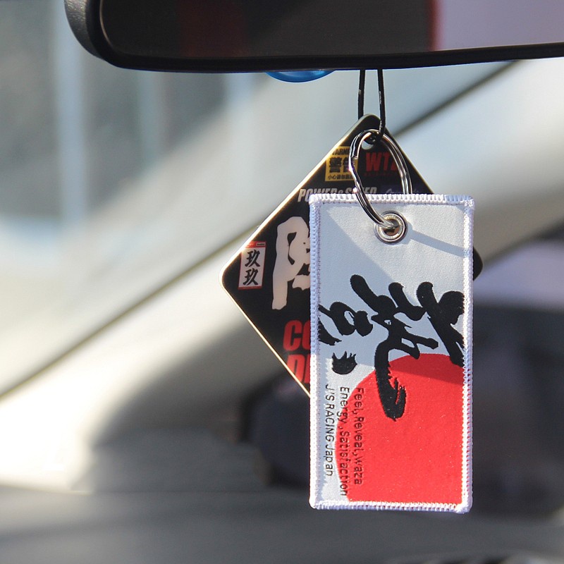 J s Racing Japan Car Rearview Mirror Pendant Racing Keychair Tag Key Chain Authentic JDM Keychain Double Sided Shopee Philippines