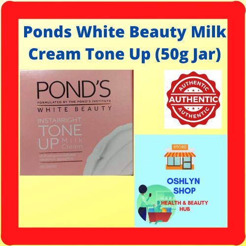 Ponds White Beauty Milk Cream Tone Up (50g Jar) Shopee Philippines