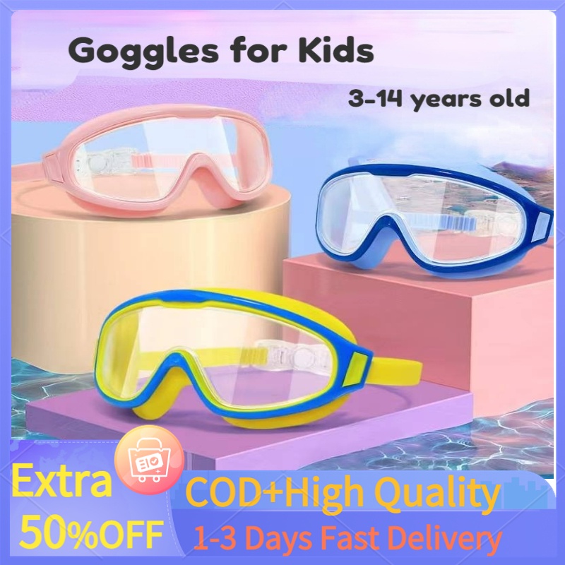 Kids Goggles for Swimming AntiFog Goggle Mask for Diving Swim Googles