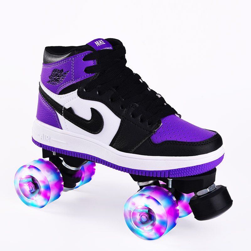 men's speed roller skates roller skates four wheel double row men's and women's skates Shopee
