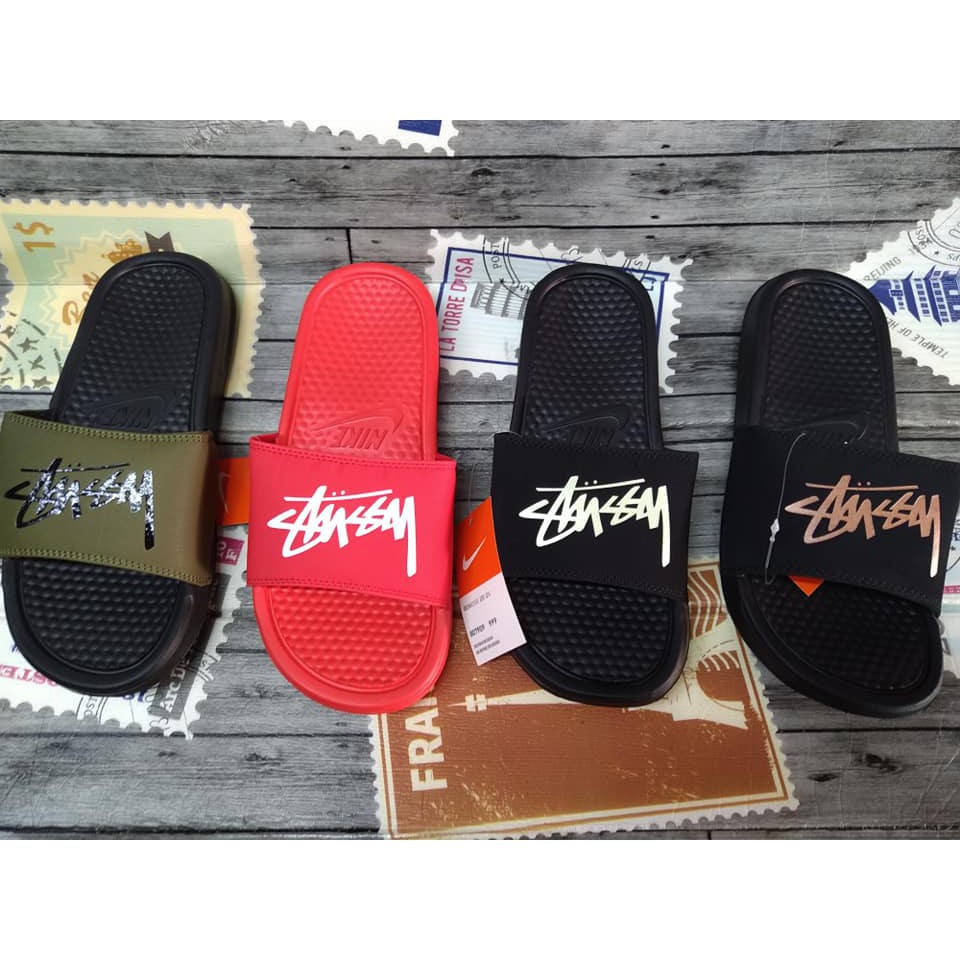 nike slides Selling Nike Benassi Slides for Men and Women STUSSY