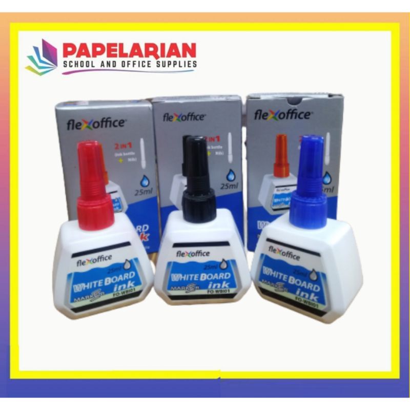 FLEXOFFICE WHITEBOARD MARKER INK REFILL 25ML | Shopee Philippines