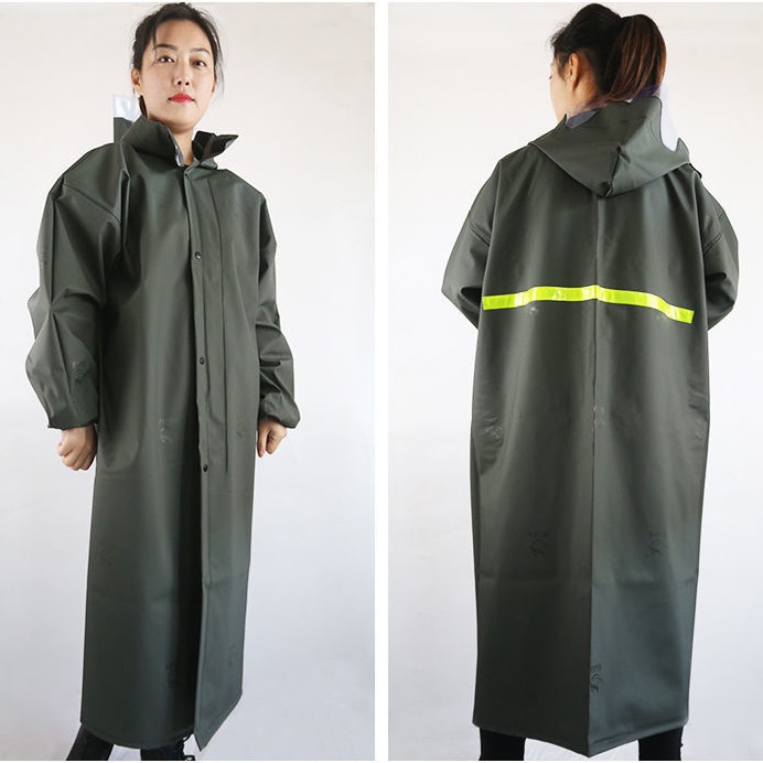 COD♗ Fashion long hiking raincoat adult conjoined men and women riding ...