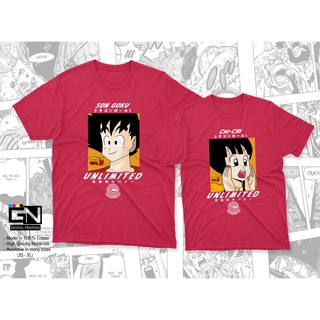 goku and chichi couple shirts