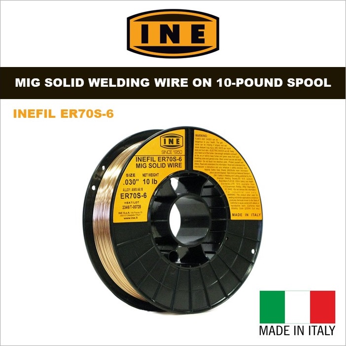 INE INEFIL ER70S-6 Mig Solid Welding Wire, 10-pound | Shopee Philippines