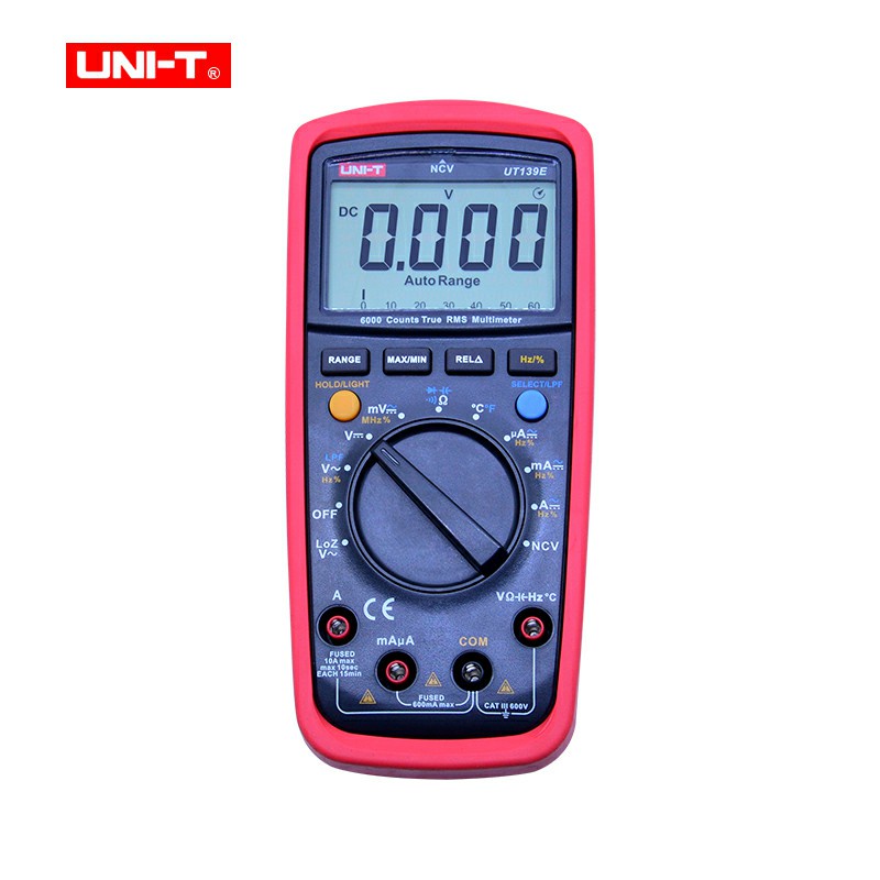 UNI T UT139E Digital Multimeter Auto Range True RMS Meter Handheld