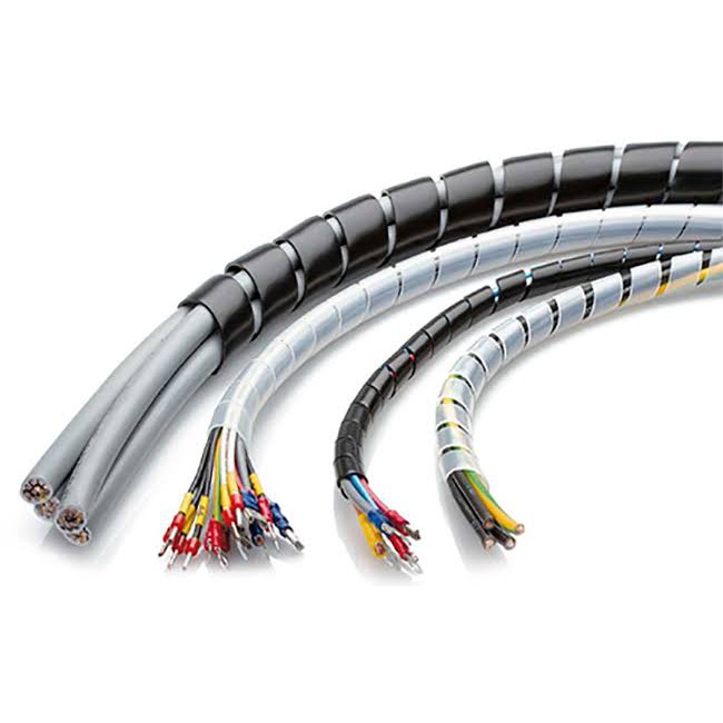 Spiral Wrapping Band 10 meters Spiral Cable Wrap Wire Organizer Tube ...