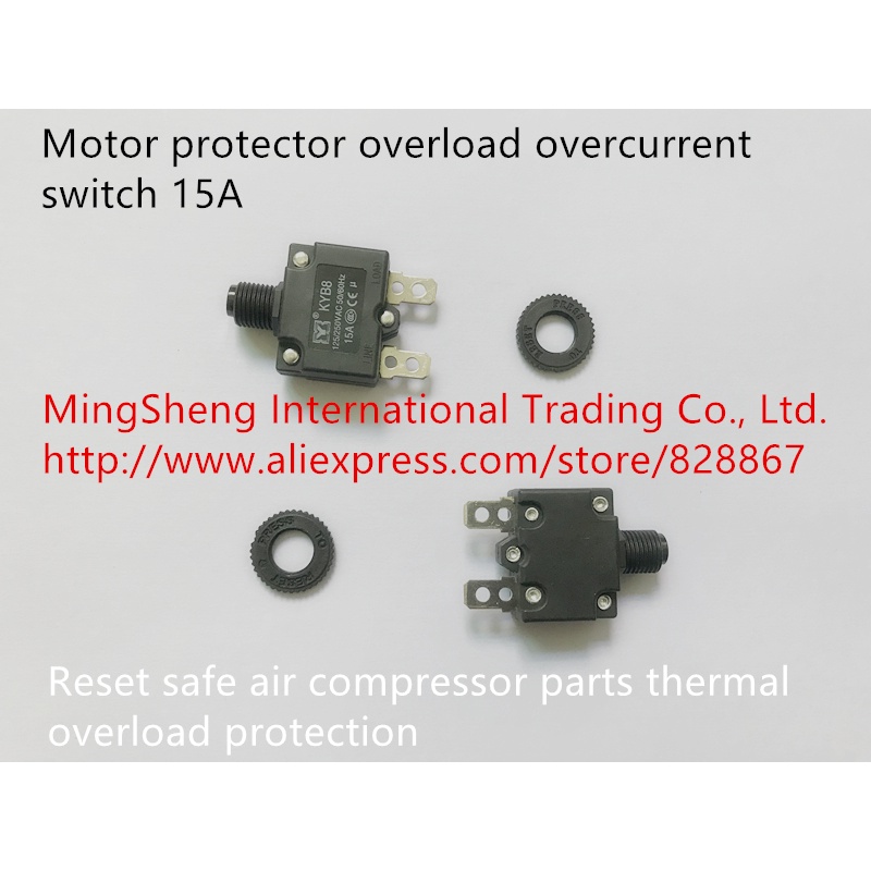 Original new 100 motor protector overload overcurrent switch 15A reset