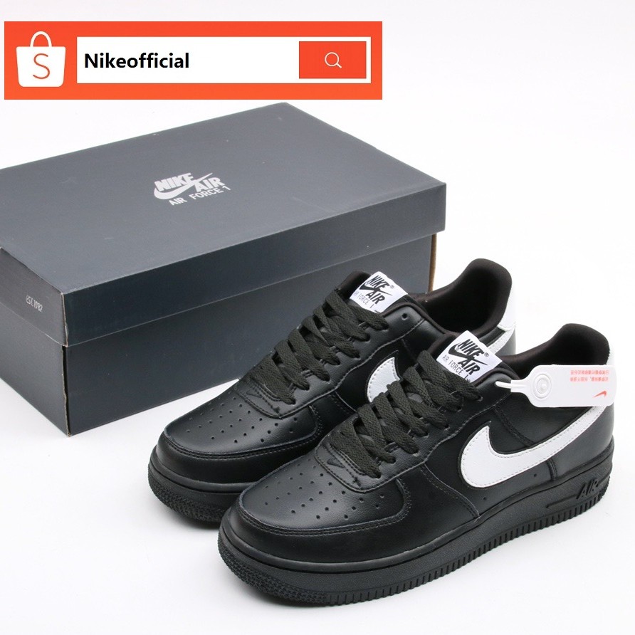 100 Original Nike Air Force 1 Low Retro QS FRIDAY Black Casual Sneaker Shoes For Men Women