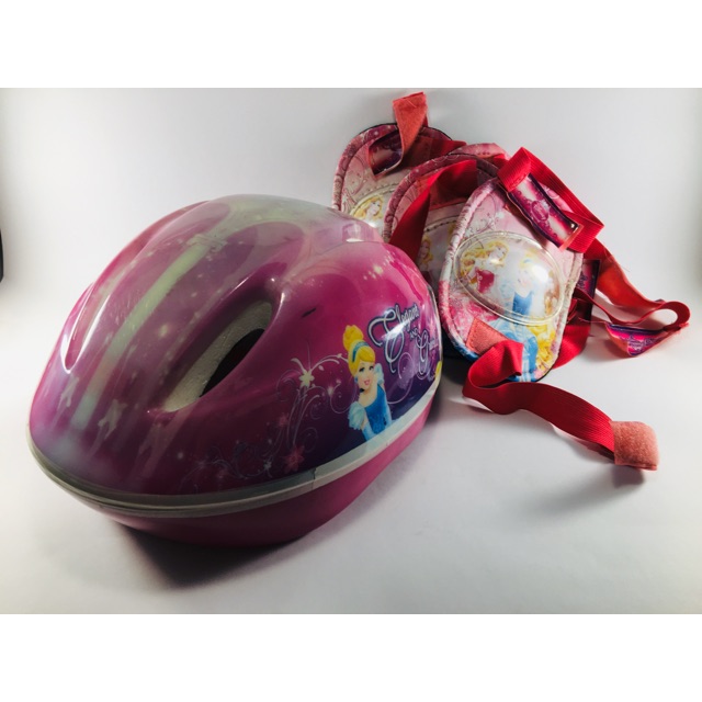 Princess helmet and knee hot sale pads