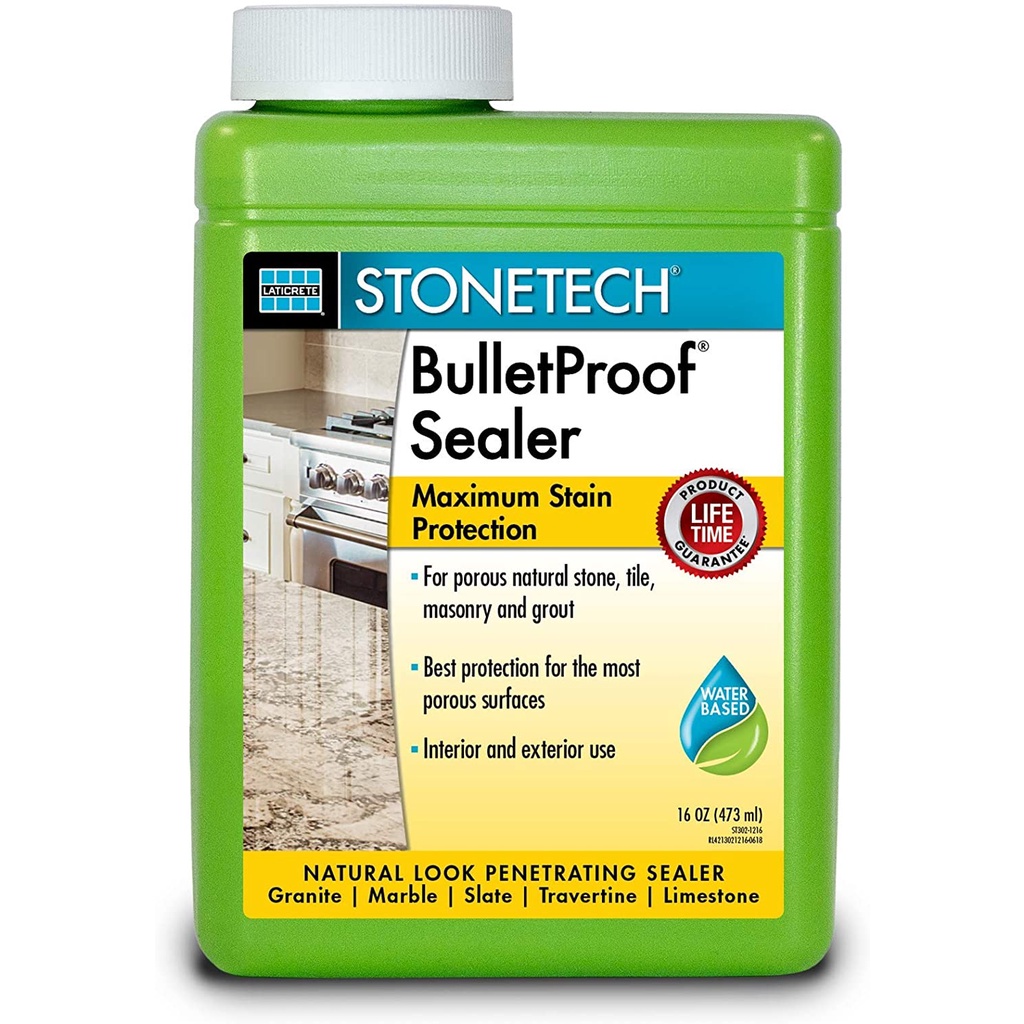 StoneTech BulletProof Sealer Maximum Stain Protection Water Based, 16 ...