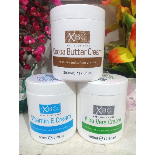 XBCXPEL Body Care Cream, 500ml ( Available Vitamin E cream and Aloe