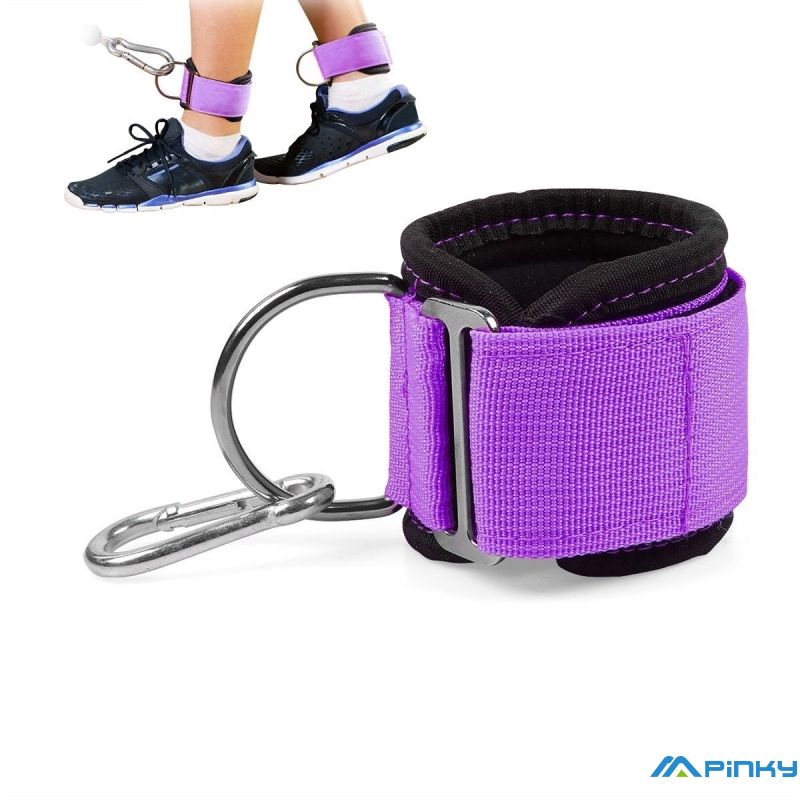 Ankle Strap D Ring Multi Gym Cable Attachment Leg Thigh Pulley Lifting ...