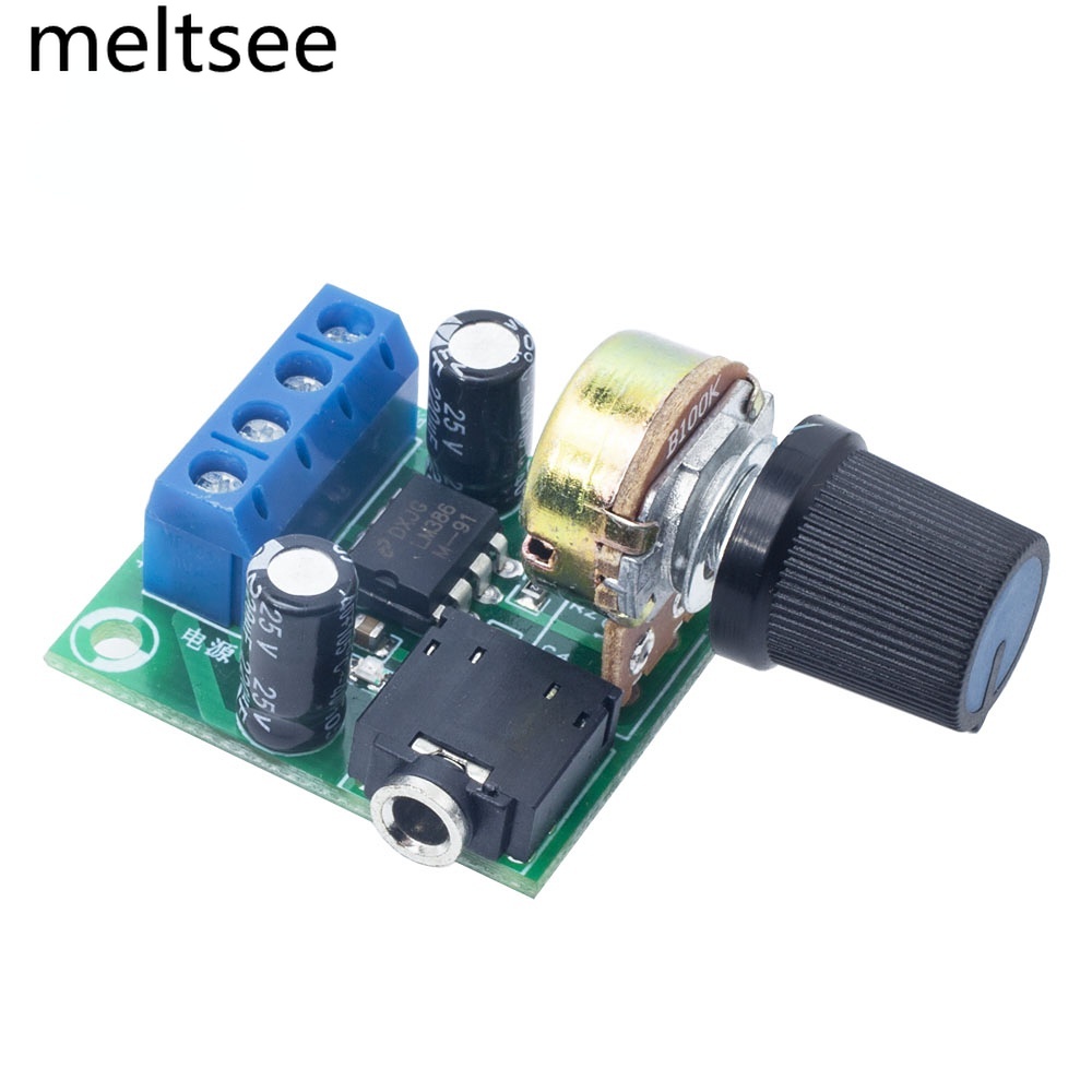 LM386 Audio Power Amplifier Board DC 3V12V 5v Mini AMP Module