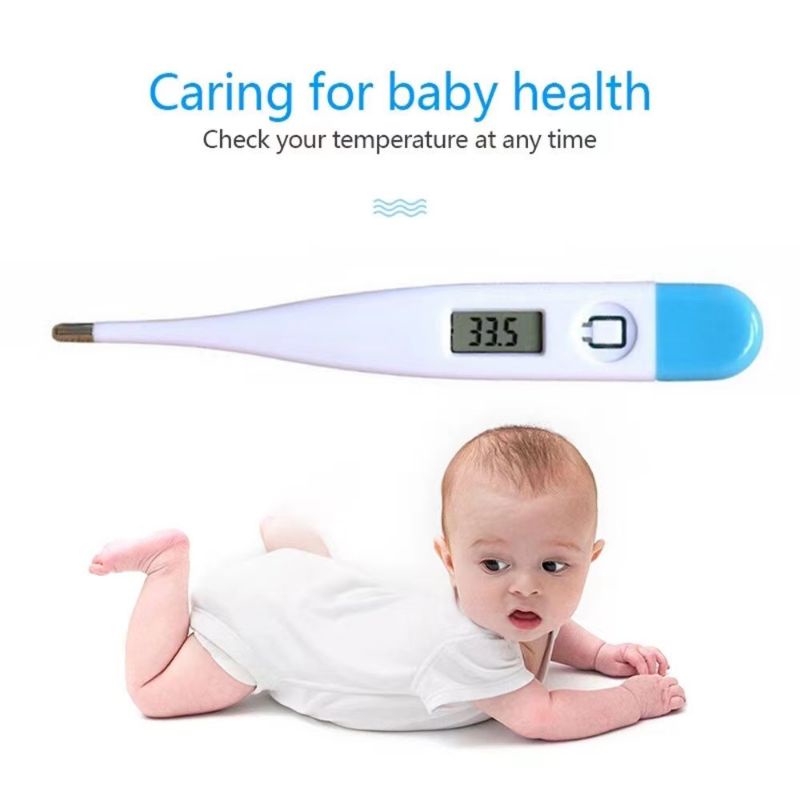 Baby Rectal Thermometer with Fever Indicator - Easy@Home Perfect Newbo