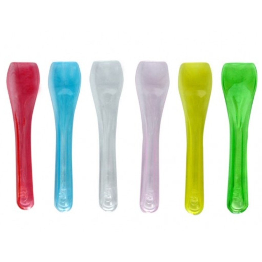 (50 pcs) Disposable Plastic Ice Cream Spoon Shopee Philippines