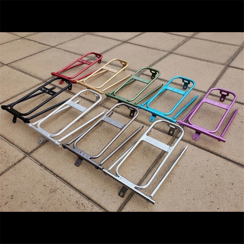 H&H Bike Rear Q Rack for Brompton Folding Bike Aluminum Alloy 6061 Easy ...
