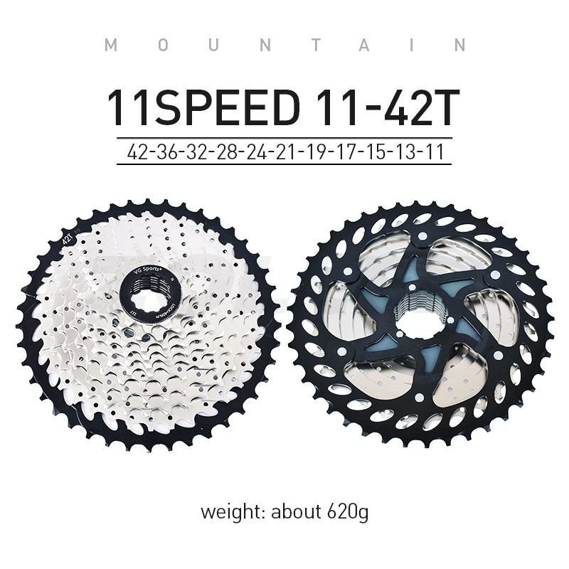 Cassetta per bicicletta sportiva VG 8 9 10 11 12 velocà MTB staffa per bici pignone ruota libera per bicicletta k7 8v 9v 10v 11v 12v 40T 42T 46T 50T  18