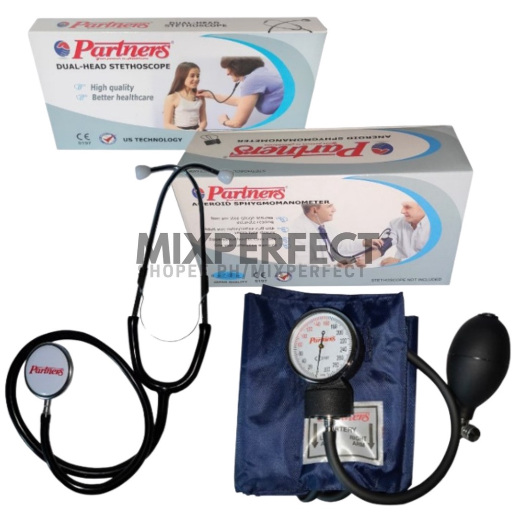 (MIX-J) Partners B P Appa ratus Set (Aneroid Sphygm omanometer with Ste ...