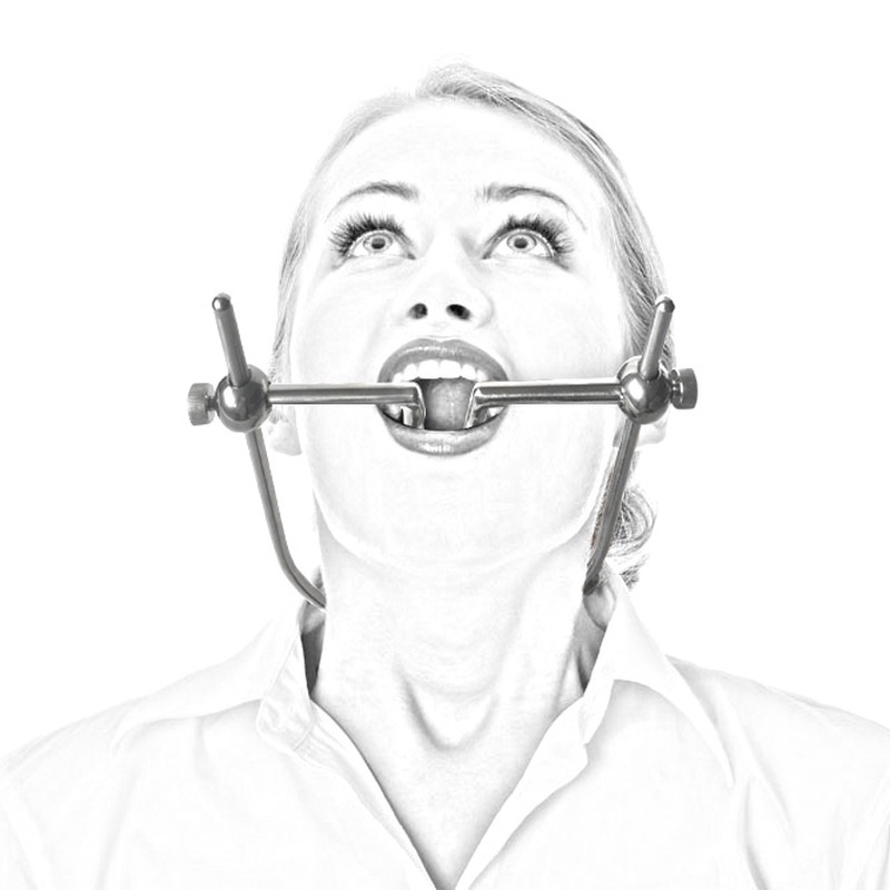 Berq Stainless Steel Ring Gag Sex Restraints Open Mouth Gag Tongue