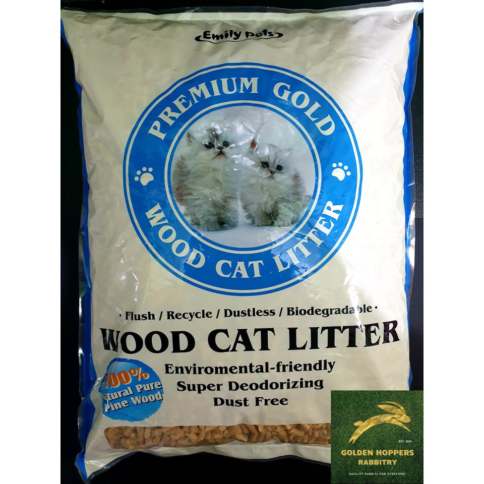 Emily pets clearance wood cat litter