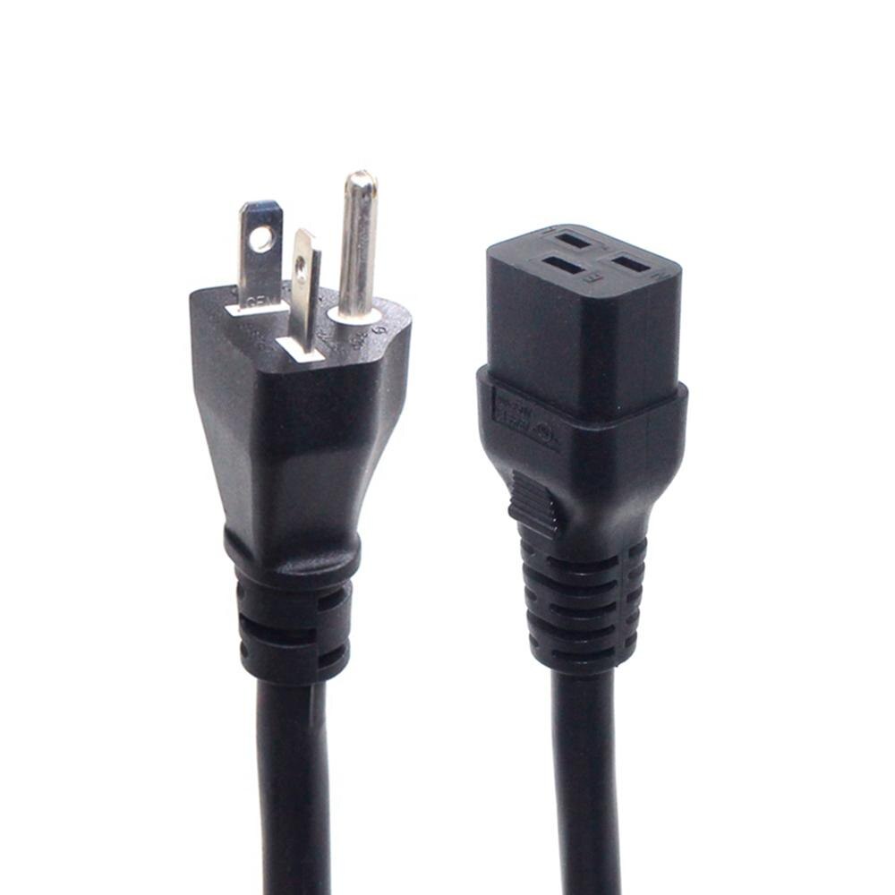 US NEMA 620P to IEC C19 SJT Power Cord 20A 125V American Heavyduty Computer Extension Cable