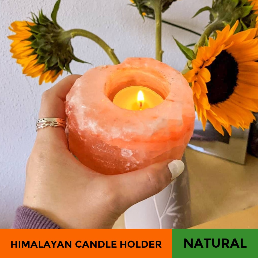 SHARKS MARKS Himalayan Salt Candle Holder Natural Shopee Philippines