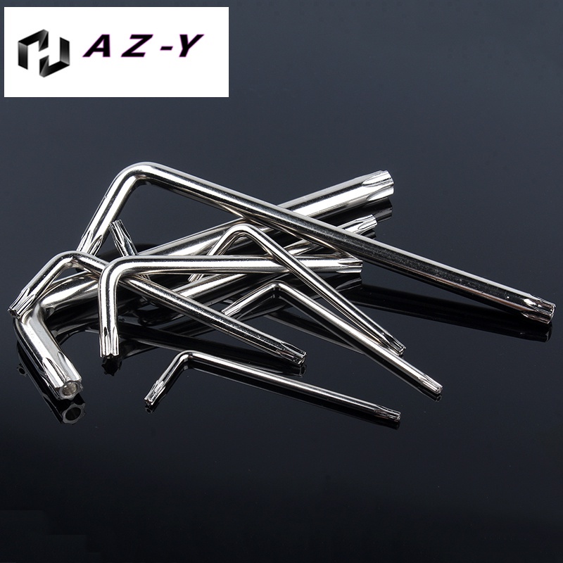 Nickel plated quincunx hexagonal wrench meter shaped hexagonal ...