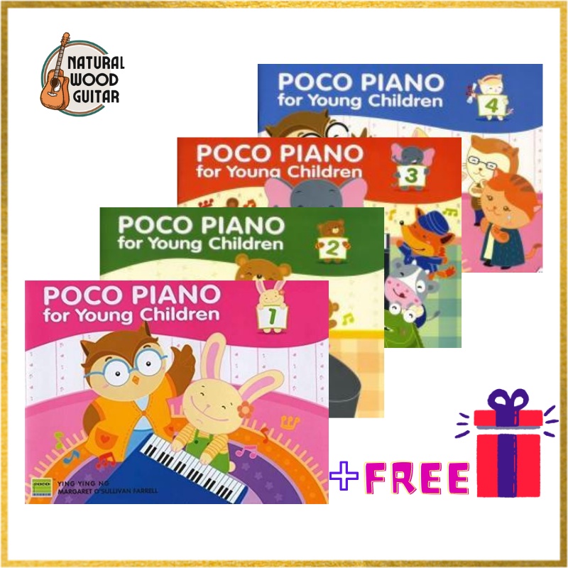 Poco Piano for Young Children Book 1/Book 2/Book 3/Book 4 (Second ...