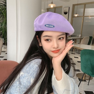 BEESCLOVER Women Fashion Hat Korean Version Solid Color Beret Painter Hat  Japanese Style Pumpkin Hat : : Clothing & Accessories