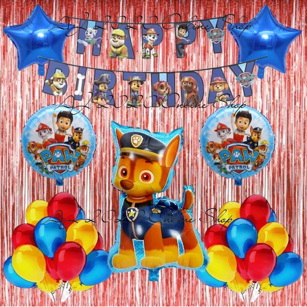 Birthday Set 144449 Paw Patrol Theme Party decoration package