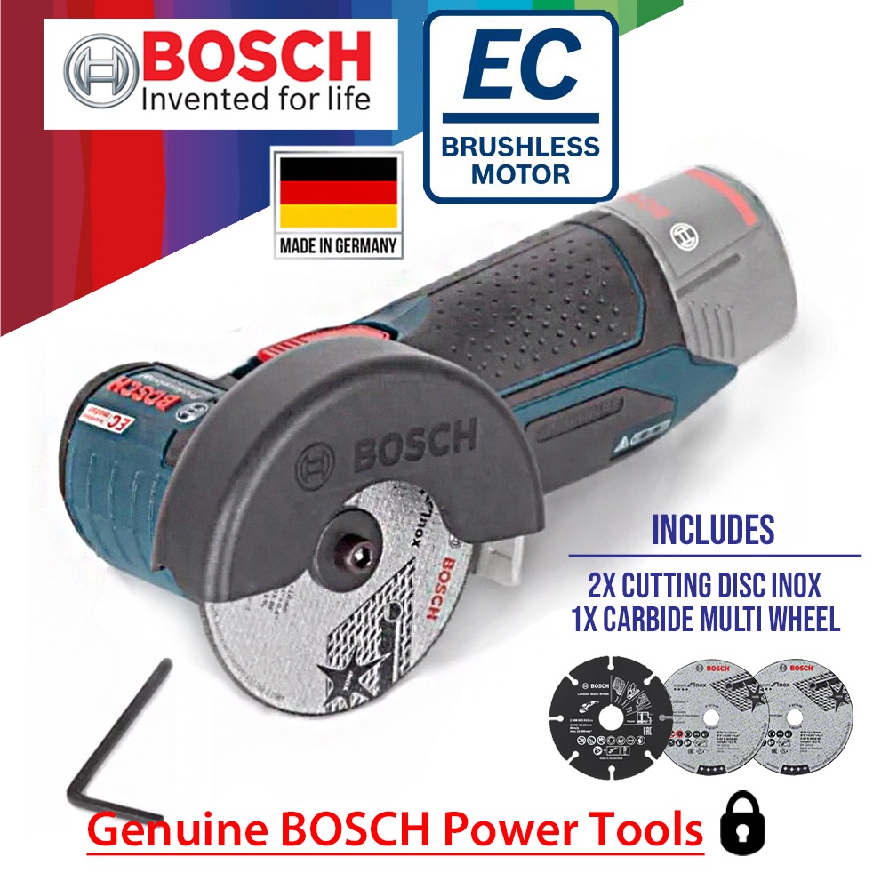 Bosch GWS 12V 76 Cordless Brushless Angle Grinder EC Motor Made