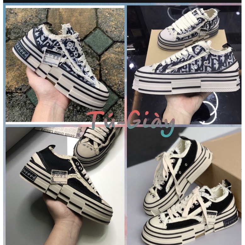 Xvessel Shoes With Wooden Sole Ripped cv Style Ripped Crocs hoot trend ...