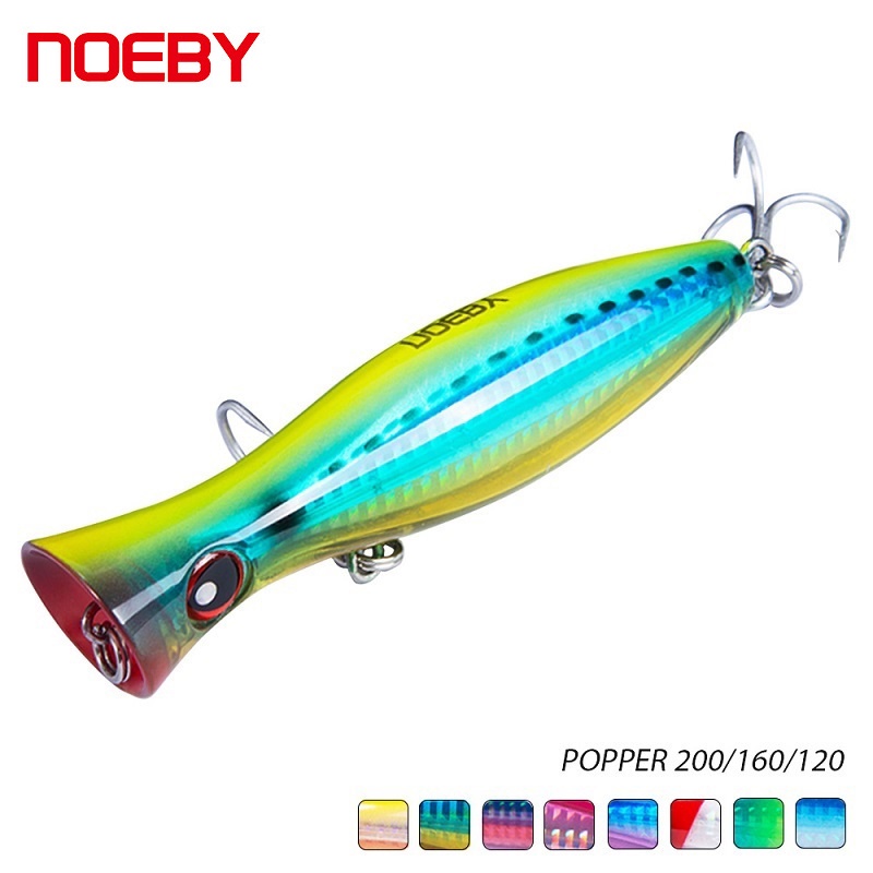 NOEBY Big Game Fishing Goods 12cm/43g 16cm/78g Top Water Popper Fishing ...