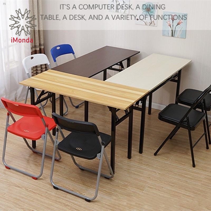 2 Layer / 1 Layer (80cmx40cmx75cm) Foldable Table Home Study Office ...