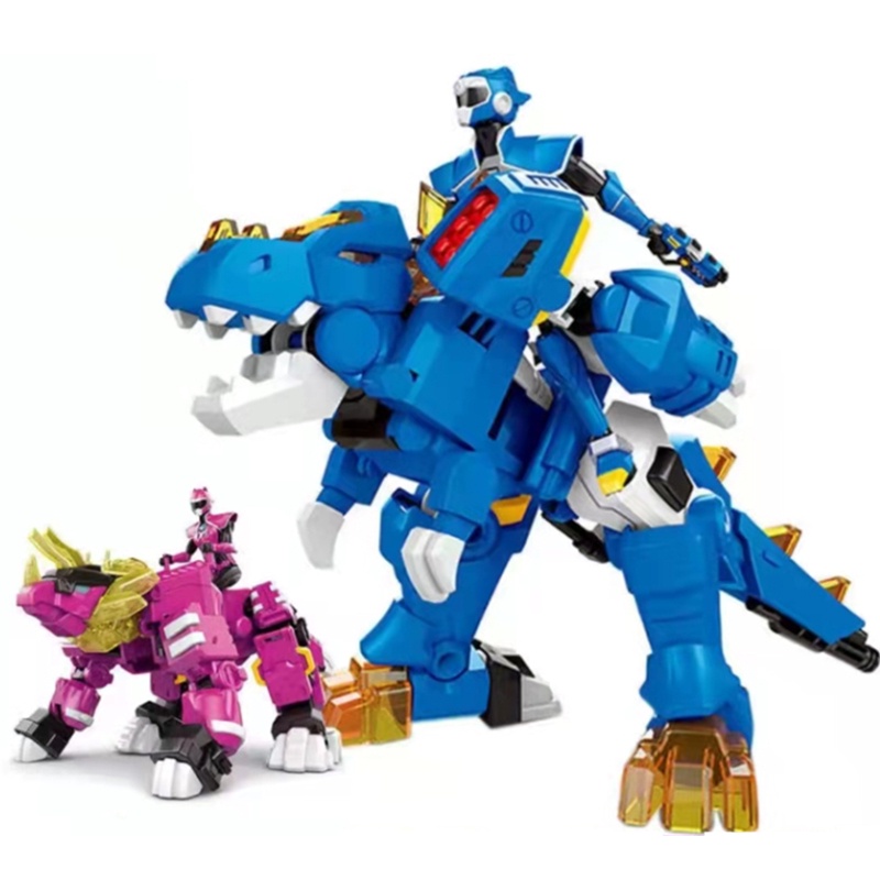 Mini Force Super Dino Power Robot Combined Transformation Toy Action ...