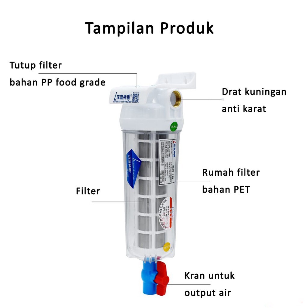 Oppolia Toren Water Tank Prefilter Water Purifier Whole House