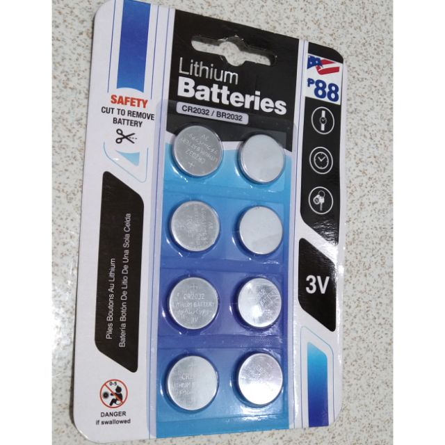 CR2032 Lithium Batteries 3V Laptop Watch PS3 PS4 PS2 PS1 Shopee